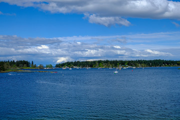 view of the sea, nanaimo, bc, canada