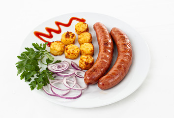 sausage and potatoes