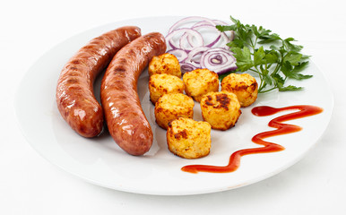 sausage and potatoes