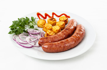 sausage and potatoes