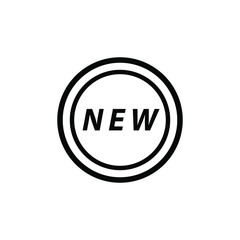 New label tag icon template