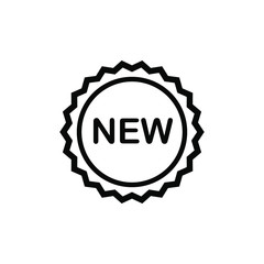 New label tag icon template