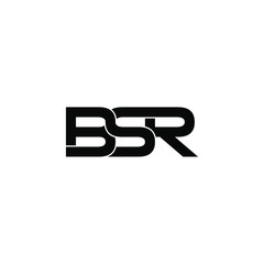 bsr letter original monogram logo design