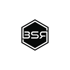 bsr letter original monogram logo design