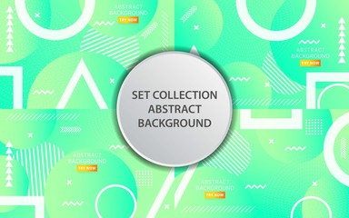 modern abstract green geometric vector background banner design,can be used in cover design, poster, flyer, book design, social media template background. website backgrounds or advertising.