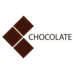 chocolate illustration logo vector