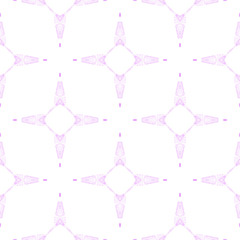 Striped hand drawn design. Purple comely boho 