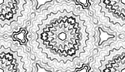Black and white Geometric Watercolor. Creative Sea
