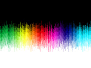 Colorful lines background. Rainbow background or sound wave rhythm. Melted color background.