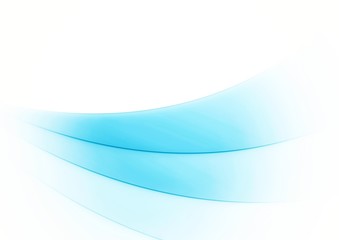 Obraz premium 青い波形の抽象的な背景