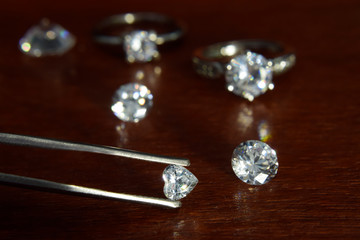 
Jewelery
Genuine diamonds, selected, luxurious, expensive For making jewelry