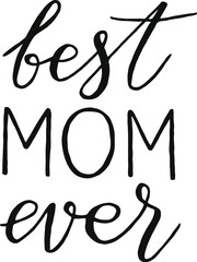 Vector handwritten black lettering 