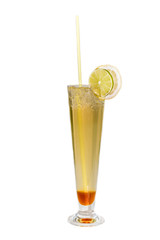 Cocktail on white background