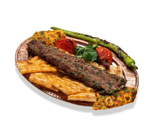 Urfa Shish Kebab with clipping path