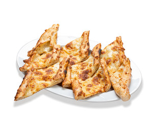 Cheese Pizza, Pita with clipping path