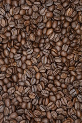 Fototapeta premium palonych ziaren kawy z tłem