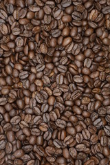 Fototapeta premium palonych ziaren kawy z tłem