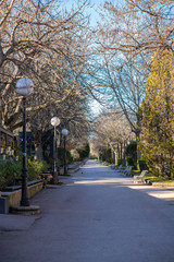 Parque Alameda de Cervantes (Soria, España).