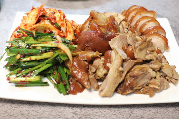 jokbal, a korean traditional food