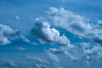 Nice blue sky with white clouds