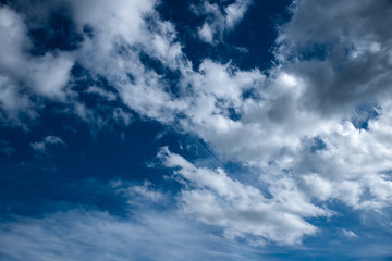 Nice blue sky with white clouds