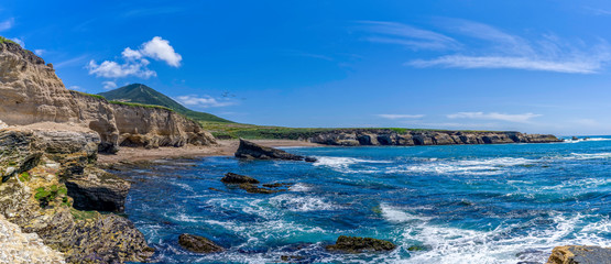 Fototapeta premium Panorama of Ocean, Coast, Rocky 