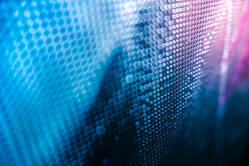 CloseUp LED blurred screen. LED soft focus background. abstract background ideal for design.