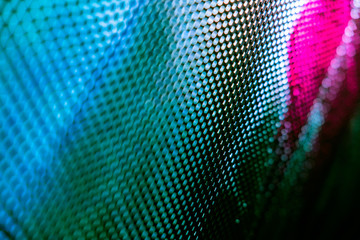 CloseUp LED blurred screen. LED soft focus background. abstract background ideal for design.