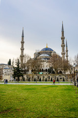 blue mosque in istanbul turkey
