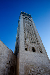 tower hassan ii mosque casablanca morocco