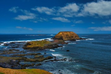 The coast of the ocean in Phillip Island. Victoria.Australia