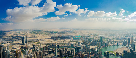 Obraz na płótnie Canvas view from burj khalifa