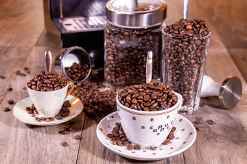 Espresso, Cappuccino and Latte Macchiato
