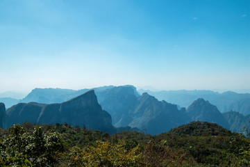 Tianmen Mountain scenery in Zhangjiajie, China