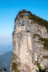 mountains with blue sky