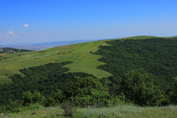 Azerbaijan. Beautiful, green, summer mountains.