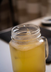 jar of tea and honey 