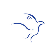Unique logo illustration of an eagle vector design