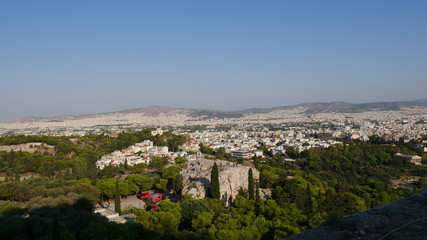 Photos from the Acropolis and Parthenon in Athens Greece.