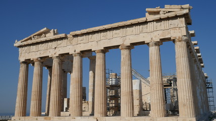 Obraz premium Photos from the Acropolis and Parthenon in Athens Greece.