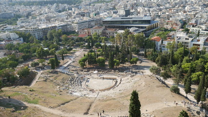 Photos from the Acropolis and Parthenon in Athens Greece.