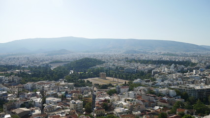 Photos from the Acropolis and Parthenon in Athens Greece.