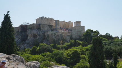 Photos from the Acropolis and Parthenon in Athens Greece.