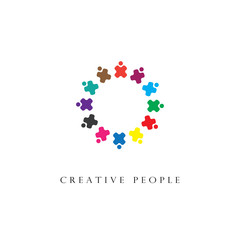 People Logo Icon Design Symbol Team