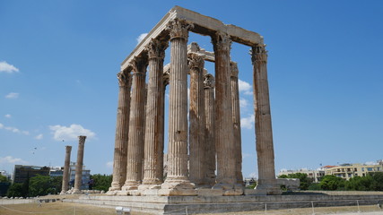 Obraz premium Photos from the Acropolis and Parthenon in Athens Greece.