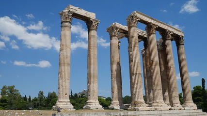 Fototapeta premium Photos from the Acropolis and Parthenon in Athens Greece.