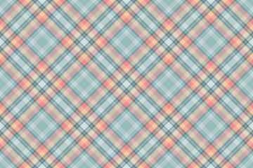 Tartan scotland seamless plaid pattern vector. Retro background fabric. Vintage check color square geometric texture.
