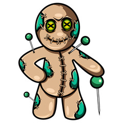 Voodoo esport mascot logo design