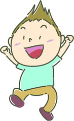 男の子01_02（飛ぶ）