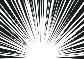 Obraz premium 集中線